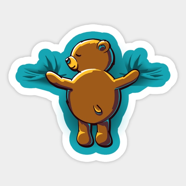 Bear Hug Sticker by kellabell9